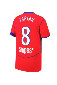 Paris Saint-Germain Fabian Ruiz #8 Jalkapallovaatteet Kolmaspaita 2025-26 Lyhythihainen